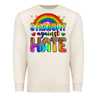 Sandshell straight against hate Premium Sweatshirt - Zillion Design Studio
