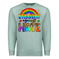 Seafoam straight against hate Premium Sweatshirt - Zillion Design Studio