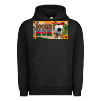 Pigment Black soccer mom with ball and sunflower cactus serape licanse plate Urban Hoodie - Artiststas