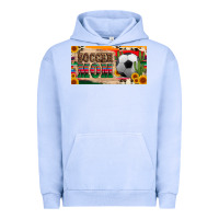 Pigment Grape Ice soccer mom with ball and sunflower cactus serape licanse plate Urban Hoodie - Artiststas