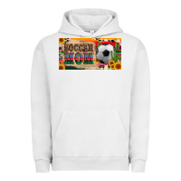 Soccer Mom With Ball And Sunflower Cactus Serape Licanse Plate Urban Hoodie | Teevron