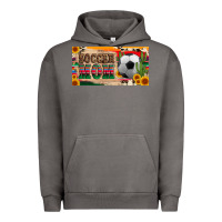 Pigment Tornado soccer mom with ball and sunflower cactus serape licanse plate Urban Hoodie - Artiststas