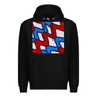 Black Glitter 4th Of July Seamless Pattern Premium Hoodie - BundleAndBundleShop