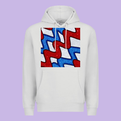 Glitter 4th Of July Seamless Pattern Premium Hoodie Designed By Bundleandbundleshop