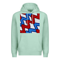 Seafoam Glitter 4th Of July Seamless Pattern Premium Hoodie - BundleAndBundleShop