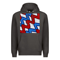 Smoke Glitter 4th Of July Seamless Pattern Premium Hoodie - BundleAndBundleShop
