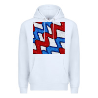 White Glitter 4th Of July Seamless Pattern Premium Hoodie - BundleAndBundleShop