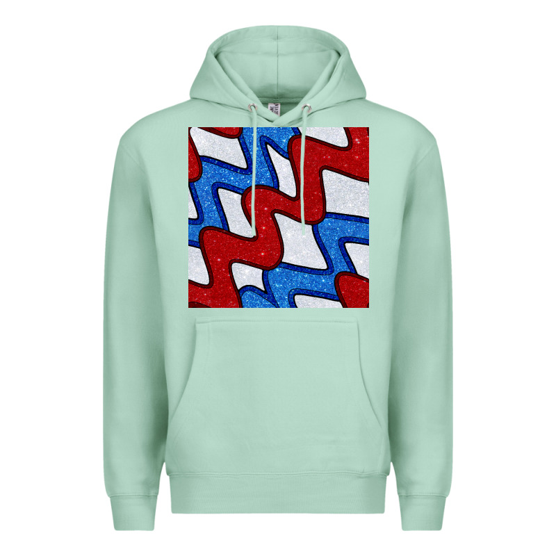Glitter 4th Of July Seamless Pattern Premium Hoodie by BundleAndBundleShop | Teevron