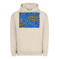 Leopard Background Turquoise And Gold 3200x2400 Urban Hoodie | Teevron