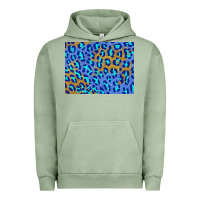 Pigment Oil Green leopard background turquoise and gold 3200x2400 Urban Hoodie - AdoDesignShop