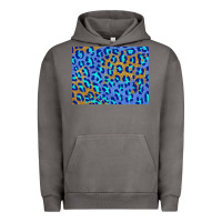 Pigment Tornado leopard background turquoise and gold 3200x2400 Urban Hoodie - AdoDesignShop