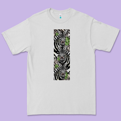 Zebra Premium Tee Designed By Lillyallendesigns