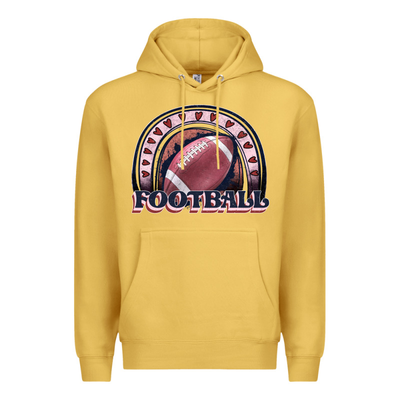 Football Rainbow Premium Hoodie by JahusDesignShop | Teevron