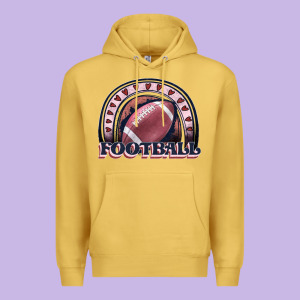 Football Rainbow Premium Hoodie Designed By Jahusdesignshop