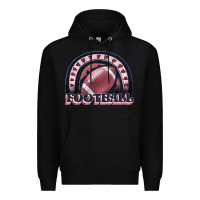 Black football rainbow Premium Hoodie - JahusDesignShop