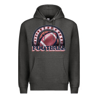 Charcoal Heather football rainbow Premium Hoodie - JahusDesignShop