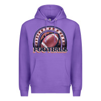 Purple football rainbow Premium Hoodie - JahusDesignShop