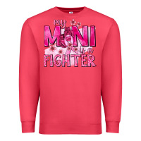 Cardinal My Mini Is a Fighter with Ribbon Premium Sweatshirt - texasbilliewilder