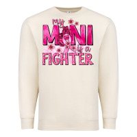 My Mini Is A Fighter With Ribbon Premium Sweatshirt | Teevron