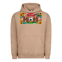 Pigment Burro soccer mom with ball and sunflower and serape licanse plate Urban Hoodie - Artiststas