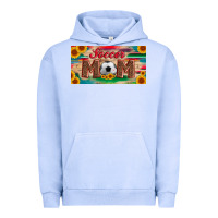Pigment Grape Ice soccer mom with ball and sunflower and serape licanse plate Urban Hoodie - Artiststas