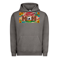 Pigment Tornado soccer mom with ball and sunflower and serape licanse plate Urban Hoodie - Artiststas