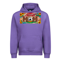 Tulip soccer mom with ball and sunflower and serape licanse plate Urban Hoodie - Artiststas