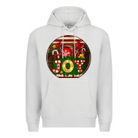 Dove Grey Christmas joy and hot chocolate Premium Hoodie - AdoDesignShop