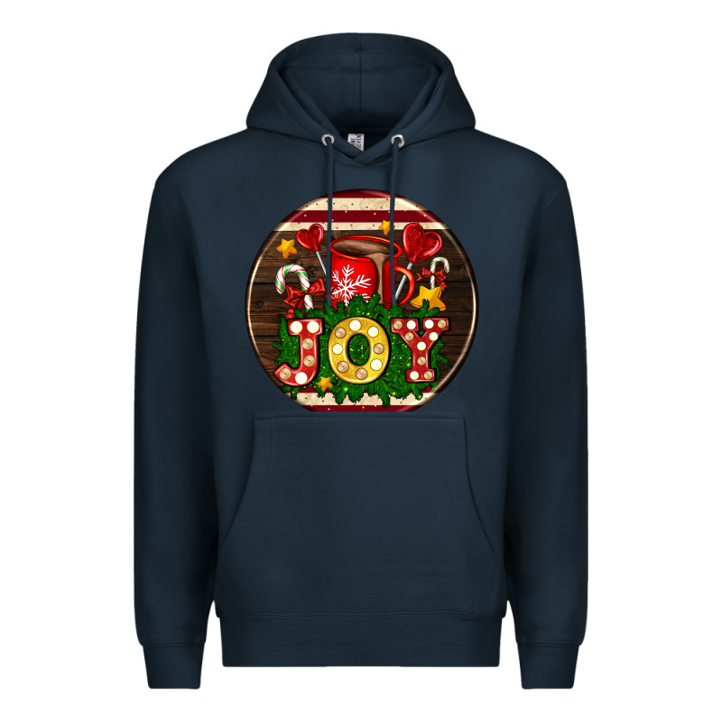 Christmas Joy And Hot Chocolate Premium Hoodie by AdoDesignShop | Teevron