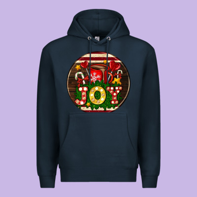 Christmas Joy And Hot Chocolate Premium Hoodie Designed By Adodesignshop