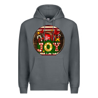 Rock Christmas joy and hot chocolate Premium Hoodie - AdoDesignShop