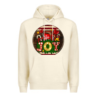 Sandshell Christmas joy and hot chocolate Premium Hoodie - AdoDesignShop