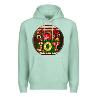 Seafoam Christmas joy and hot chocolate Premium Hoodie - AdoDesignShop