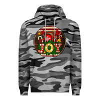Slate Camo Christmas joy and hot chocolate Premium Hoodie - AdoDesignShop