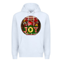 White Christmas joy and hot chocolate Premium Hoodie - AdoDesignShop