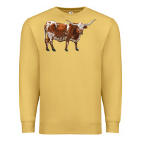 Antique Gold longhorn Premium Sweatshirt - RanaPortraitStore