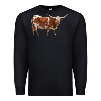 Black longhorn Premium Sweatshirt - RanaPortraitStore
