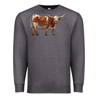 Charcoal Heather longhorn Premium Sweatshirt - RanaPortraitStore