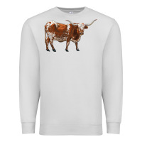 Dove Grey longhorn Premium Sweatshirt - RanaPortraitStore