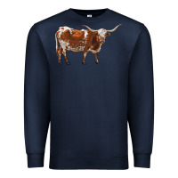 Navy longhorn Premium Sweatshirt - RanaPortraitStore