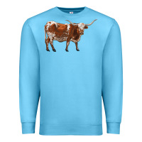 Ocean Blue longhorn Premium Sweatshirt - RanaPortraitStore
