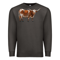 Smoke longhorn Premium Sweatshirt - RanaPortraitStore