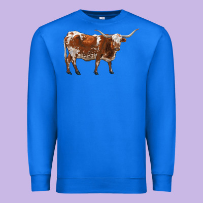 Longhorn Premium Sweatshirt Designed By Ranaportraitstore