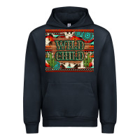 Navy wild chıld aztec gemstone and cactus Urban Hoodie - Artiststas