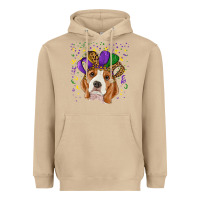 Mushroom mardi gras beagle Heavyweight Hoodie - RanaPortraitStore