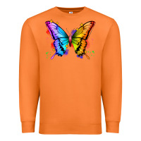 Carrot rainbow butterfly Premium Sweatshirt - Zillion Design Studio