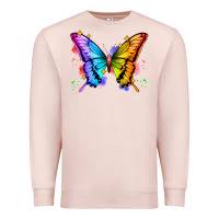 Rainbow Butterfly Premium Sweatshirt | Teevron