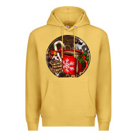 Antique Gold Christmas hot chocolate and chocolate Premium Hoodie - AdoDesignShop