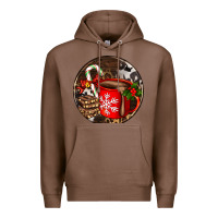 Chestnut Christmas hot chocolate and chocolate Premium Hoodie - AdoDesignShop