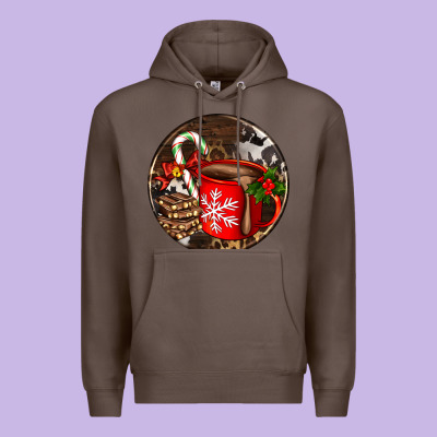 Christmas Hot Chocolate And Chocolate Premium Hoodie Designed By Adodesignshop